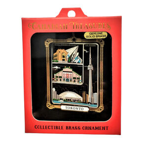 Toronto Canada Ornament Color Brass Landmarks